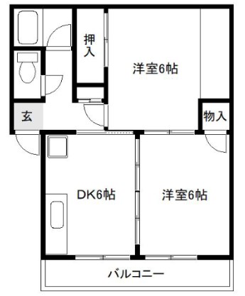 クレヴァービル江戸川 間取り