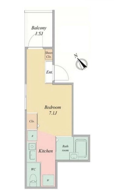 MELDIA町屋   間取り