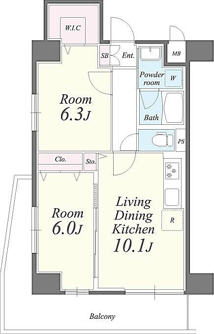 ベルエポック  間取り図
