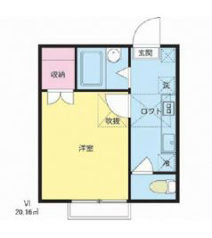 シャンブル松本Ⅵ 間取り