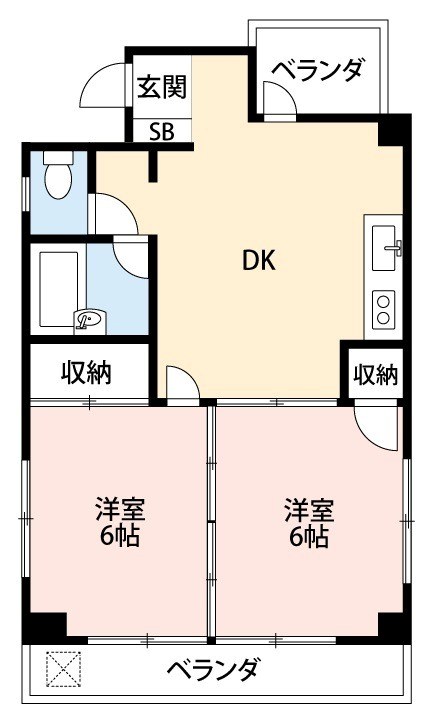 常盤ハイム  間取り図