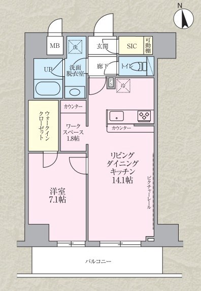 ザ・オベリスクイマド  間取り