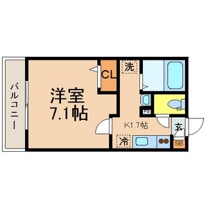 ヴェルデストゥーディオ    間取り