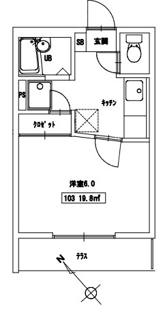 パインヴィラⅢ 間取り