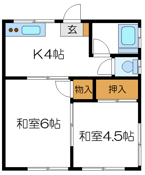 大内荘 間取り