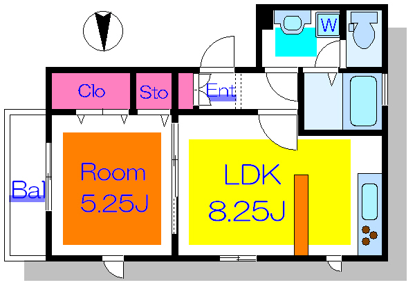 セントクレアA 間取り図
