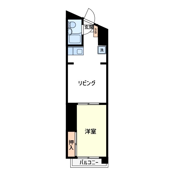 リバーパーク桜木 902号室 間取り