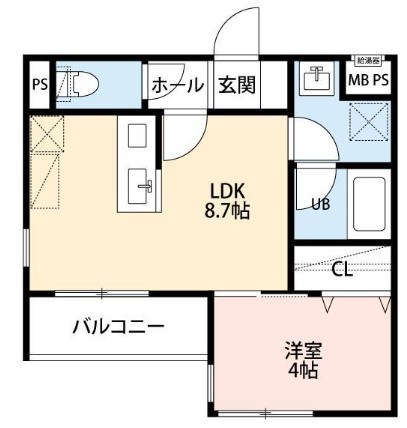 リーブルファイン葛飾小菅 間取り図
