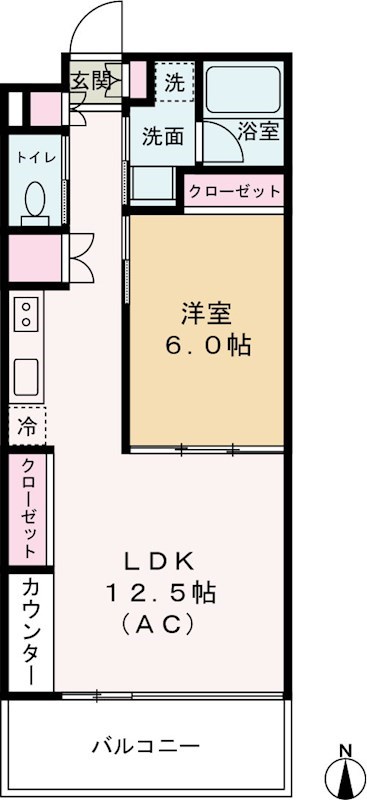 ヴェル　ラ　メゾン  間取り図