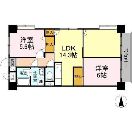 プレステージ南葛西 間取り