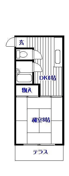 第五日東ハイツ 間取り