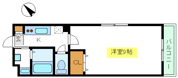 クイーンズコート福住 間取り