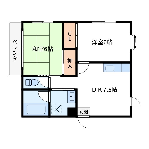 松本第一マンション 間取り