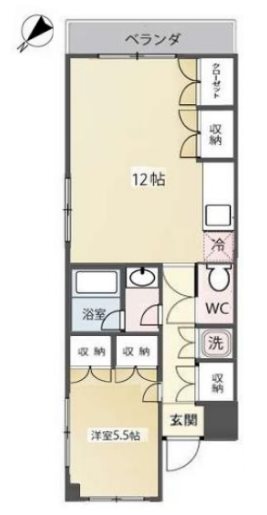 FAITHタワー1991  703号室 間取り
