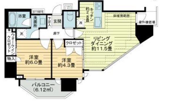 ライオンズ門前仲町レジデンス 間取り