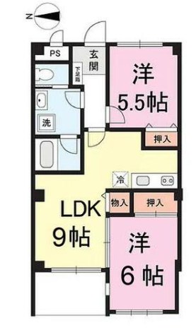 プルニエ5 202号室 間取り