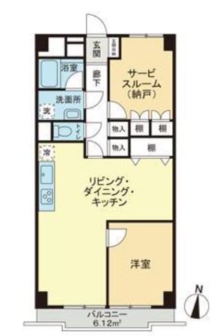 ゾンネンハイム北砂 間取り