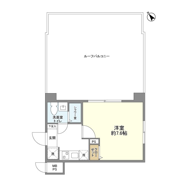 コスモ田端  間取り
