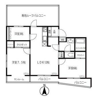 ウィンベルソロ木場 第一 間取り図