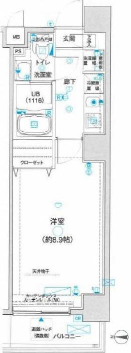 グランフォース大島 間取り図
