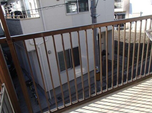 鈴木貸家A ベランダ