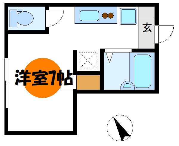クレスト新小岩 間取り図