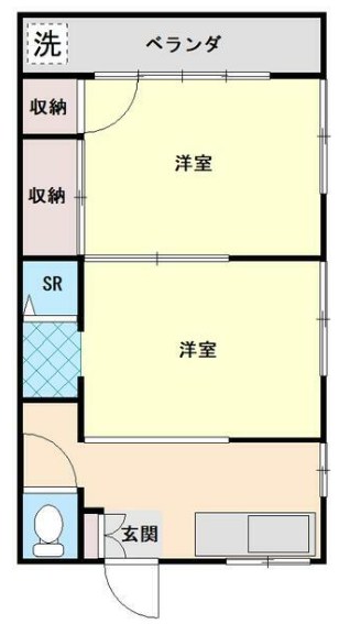サチ荘 間取り図