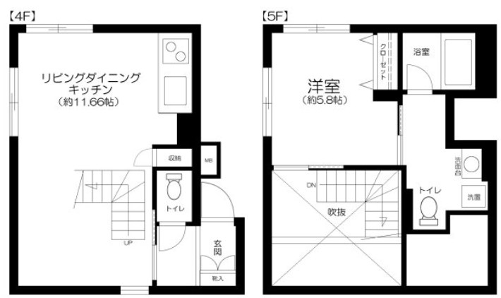 ブライト住吉 間取り図
