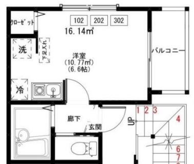 アッヴェニーレ 間取り図
