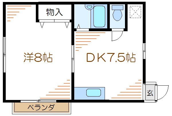 朝田コーポ 間取り
