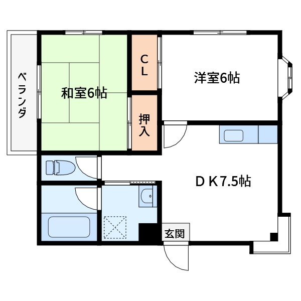 松本第一マンション 間取り