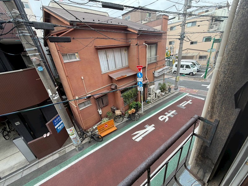 アサヒ荘 ベランダ