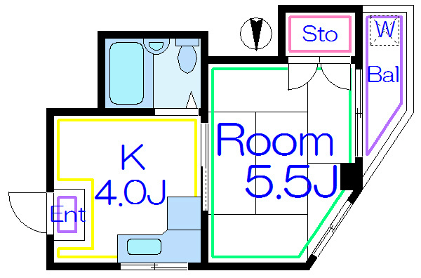 ハイツカワシマ 間取り