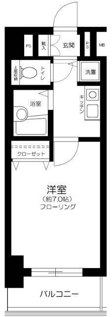 メインステージ茅場町 間取り