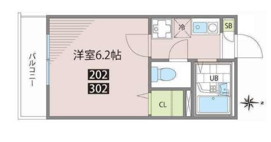 ガレリア  間取り