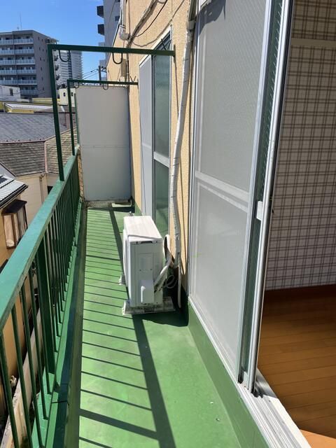 嶋村マンション ベランダ