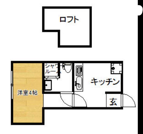 バニーユ２号館 間取り