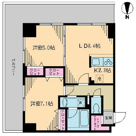 クレドラテース白河 間取り