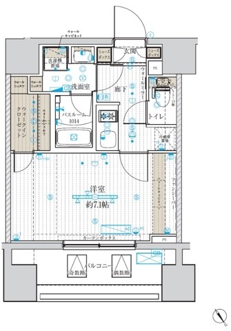 ブライズ尾久 802号室 間取り