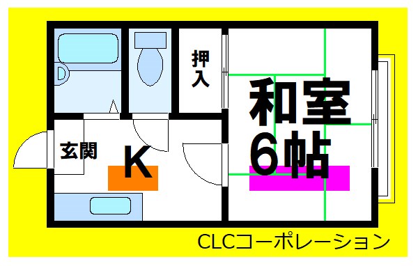 ベルハイム西片  間取り