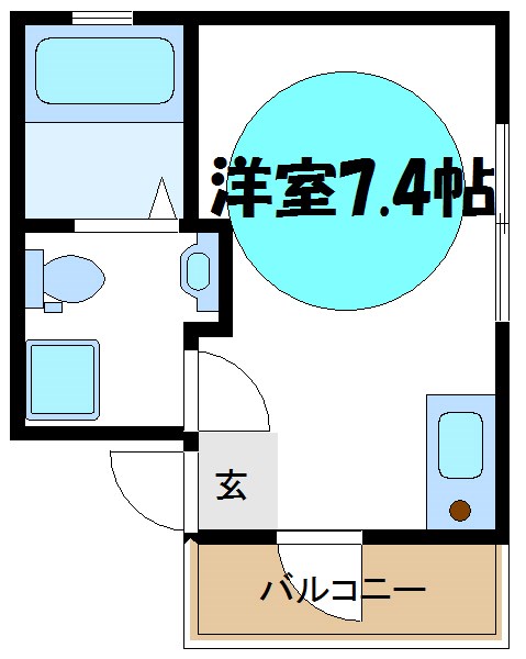 アパートメント新小岩　A棟 間取り図