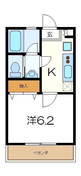 リリックコートコスモス 間取り図
