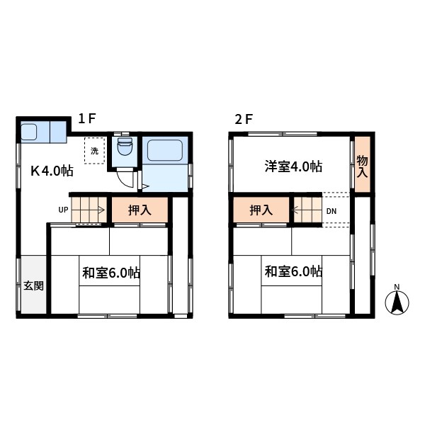 鹿骨6丁目戸建 間取り図
