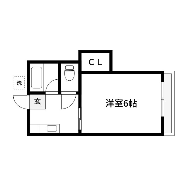 クラビクラ小岩  間取り