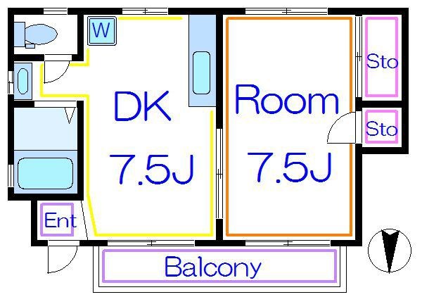 吉田ハイツ 間取り図