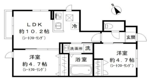 フォレストグリーン篠崎 間取り