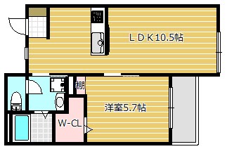 メゾンリビエール 間取り