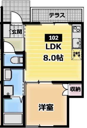 PRIME WOOD SHINOZAKI 間取り図
