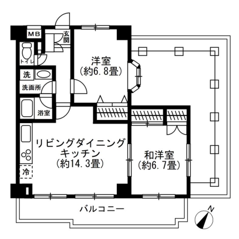 グレイスコート 間取り図