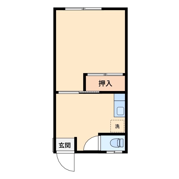 アサヒ荘 間取り